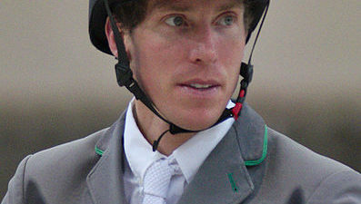 Henrik von Eckermann i sin ridhjälm