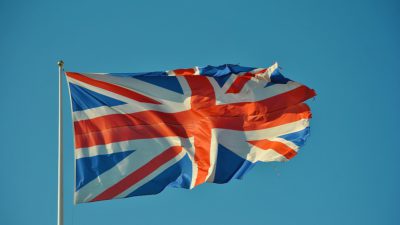 Storbritanniens flagga.