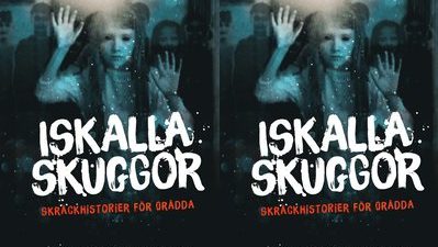 En läskig flicka står på andra sidan ett fönster