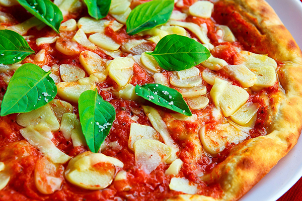 Foto på pizza
