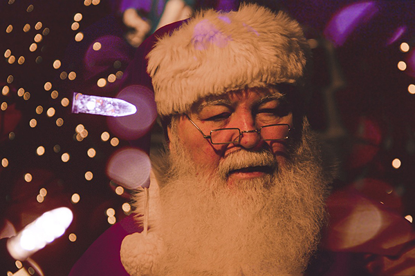 Foto på jultomten