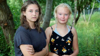 Två elever på skola i Lund