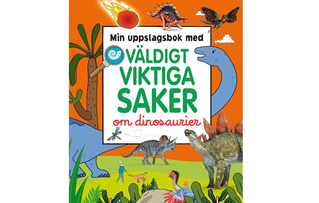 Bok med dinosaurier på.