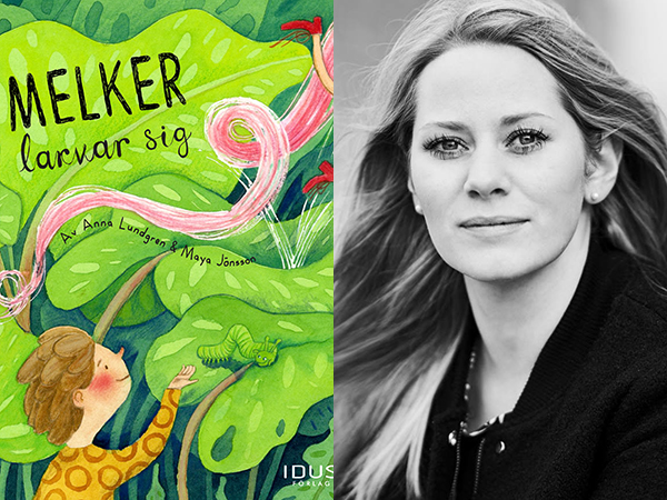 Foto på bokens omslag samt ett porträtt på Anna Lundgren.